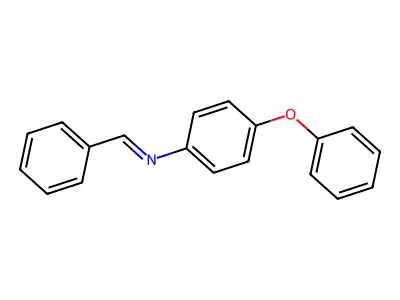 N-Benzylidene-4-phenoxyaniline structure