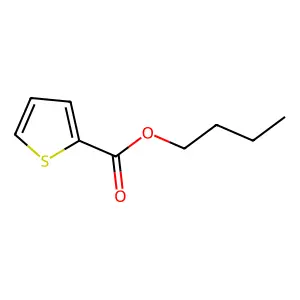 Butyl 2-thenoate structure