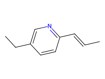 5-Ethyl-2-(1-propen-1-yl)pyridine structure