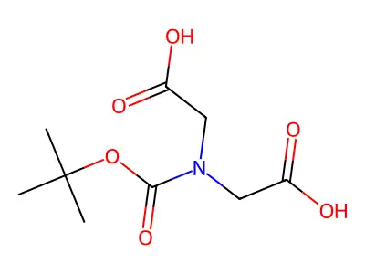 N-(tert-Butoxycarbonyl)iminodiacetic Acid structure
