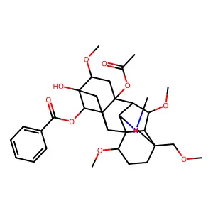 Delphinine structure