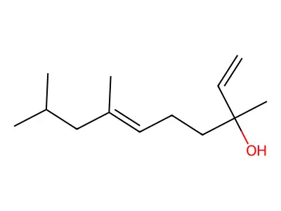 1,6-Decadien-3-ol, 3,7,9-trimethyl- structure