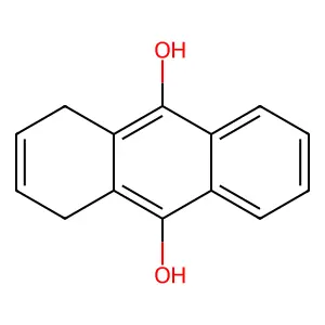9,10-Anthracenediol, 1,4-dihydro- structure