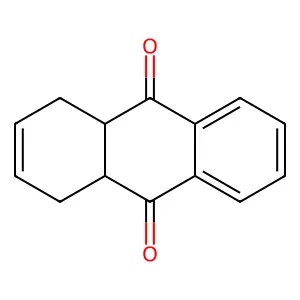 1,4,4a,9a-Tetrahydroanthraquinone structure