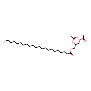 2,3-Bis(acetoxy)propyl docosanoate structure