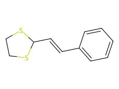 2-(2-Phenylethenyl)-1,3-dithiolane structure
