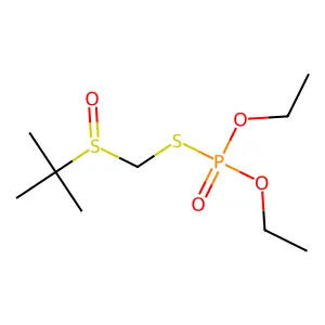 Terbufoxon sulfoxide structure
