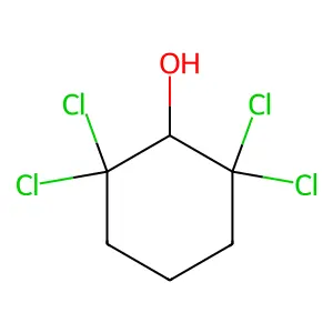 2,2,6,6-Tetrachlorocyclohexanol structure