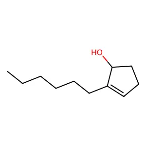 2-Hexylcyclopent-2-en-1-ol structure