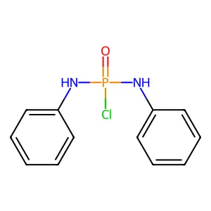 Phosphorodiamidic chloride, N,N'-diphenyl- structure