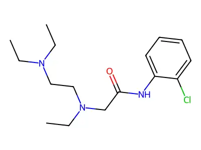 Clodacaine structure