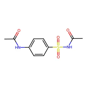 N-((4-(Acetylamino)phenyl)sulfonyl)acetamide structure