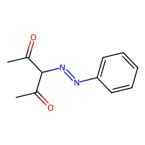 3-Phenylazoacetylacetone structure