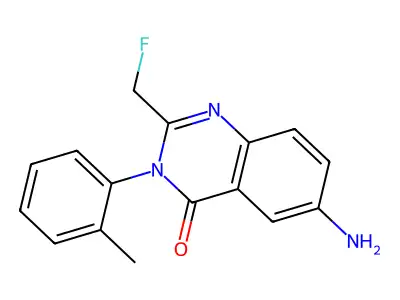 Afloqualone structure