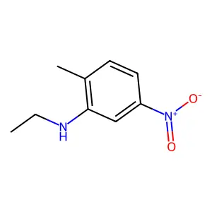 2-Ethylamino-4-nitrotoluene structure