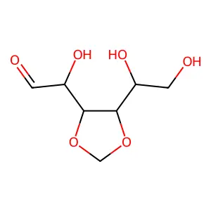 3,4-o-Methylidenehexose structure