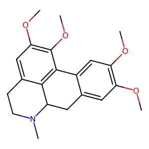 1,2,9,10-Tetramethoxy-6-Methyl-5,6,6A,7-Tetrahydro-4H-Dibenzo(De,G)Quinoline structure