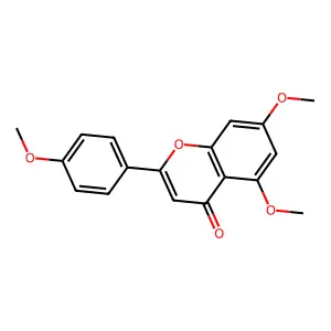 5,7,4'-Trimethoxyflavone structure