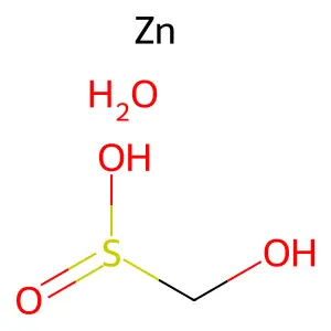Hydroxy(hydroxymethanesulphinato-O1,O2)zinc structure