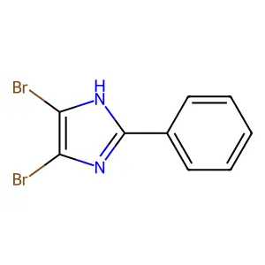 4,5-Dibromo-2-phenyl-1H-imidazole structure