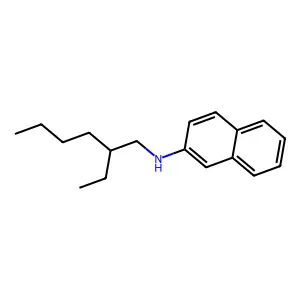 N-(2-ethylhexyl)naphthalen-2-amine structure