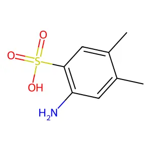 2-Amino-4,5-dimethylbenzenesulfonic acid structure