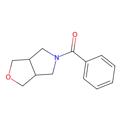 1,3,3a,4,6,6a-Hexahydrofuro[3,4-c]pyrrol-5-yl(phenyl)methanone structure