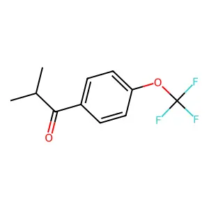 2-Methyl-1-(4-(trifluoromethoxy)phenyl)propan-1-one structure