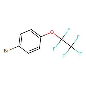 1-Bromo-4-(pentafluoroethoxy)benzene structure