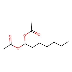 1,1-Heptanediol, 1,1-diacetate structure