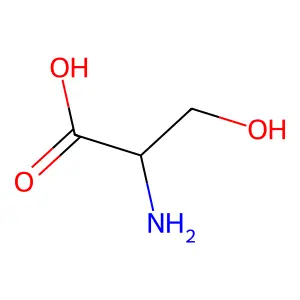 L-Serine structure