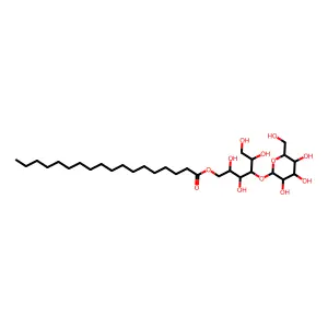 4-O-beta-D-Galactopyranosyl-D-glucitol stearate structure