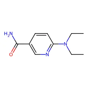 3-Pyridinecarboxamide, 6-(diethylamino)- structure