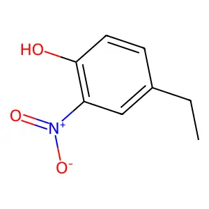 4-Ethyl-2-nitrophenol structure