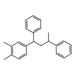 Benzene, 4-(1,3-diphenylbutyl)-1,2-dimethyl- structure