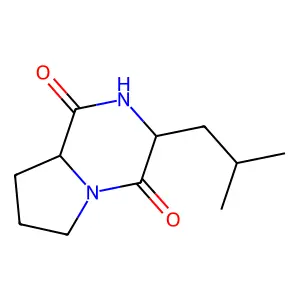 3-Isobutylhexahydropyrrolo[1,2-a]pyrazine-1,4-dione structure