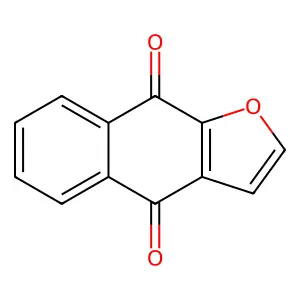 Naphtho(2,3-b)furan-4,9-dione structure