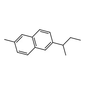 2-Methyl-6-(1-methylpropyl)naphthalene structure