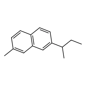 2-Methyl-7-(1-methylpropyl)naphthalene structure