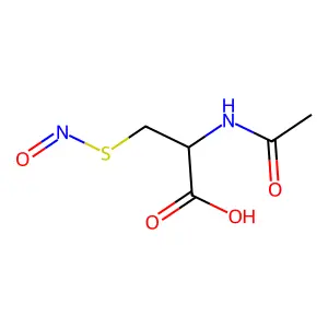 S-Nitroso-N-acetylcysteine structure