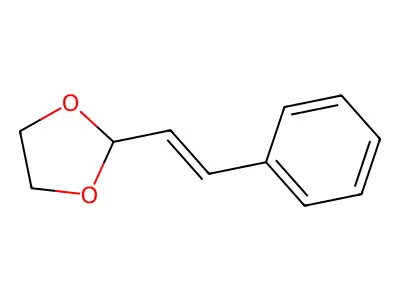 1,3-Dioxolane, 2-(2-phenylethenyl)- structure