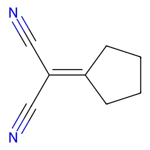 Cyclopentylidenemalononitrile structure