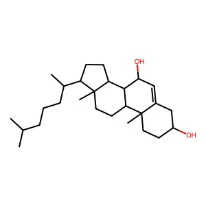 7Alpha-Hydroxycholesterol structure