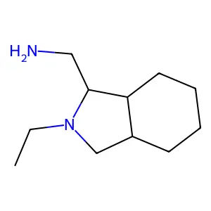 2-Ethyloctahydro-1H-isoindole-1-methylamine structure