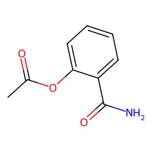 2-(Acetyloxy)benzamide structure