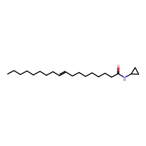 N-Cyclopropyl-9-octadecenamide structure