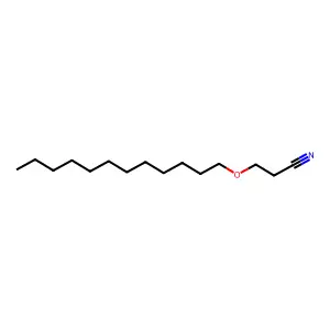 Propanenitrile, 3-(dodecyloxy)- structure