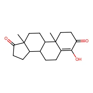 4-Androsten-4-ol-3,17-dione structure