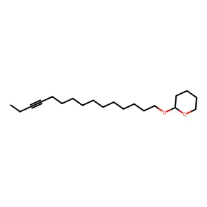 Tetrahydro-2-(12-pentadecynyloxy)-2H-pyran structure