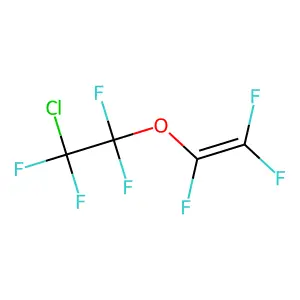 (2-Chloro-1,1,2,2-tetrafluoroethoxy)trifluoroethylene structure